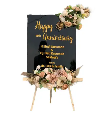 Papan Bunga Akrilik Rangkui